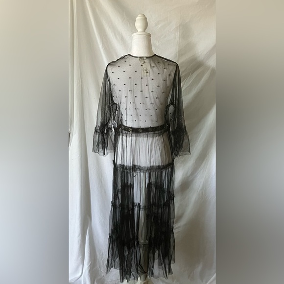 Cato Collection Limited Edition Sheer Studded Sparkle Duster - Picture 10 of 17